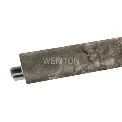 Плинтус WP-23  3м мрамор черный AO-3025